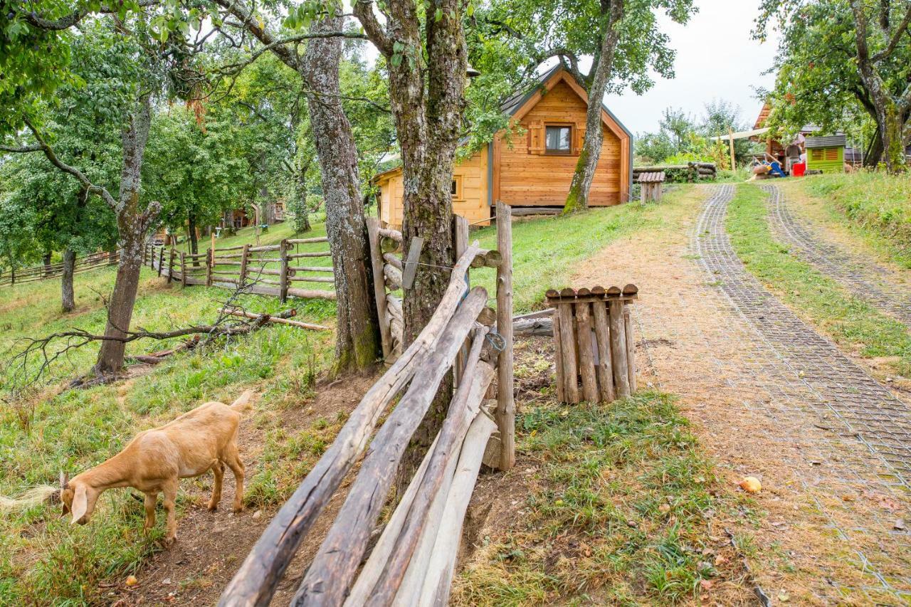 Glamping Organic Farm Slibar Villa Trzic Exterior photo