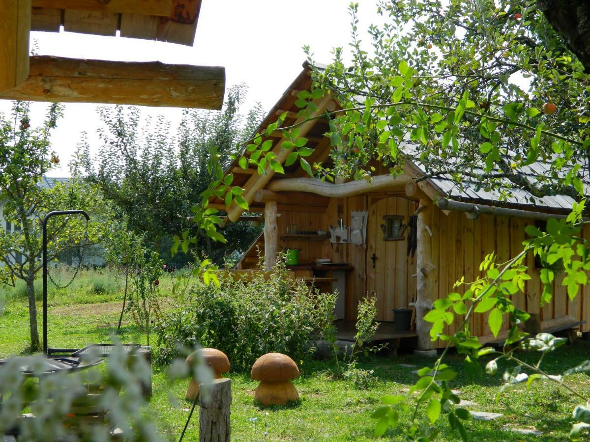 Glamping Organic Farm Slibar Villa Trzic Exterior photo